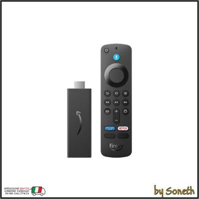 AMAZON FIRE STICK HD 2024 CON TELECOMANDO VOCALE ALEXA, TV GRATUITA IN DIRETTA