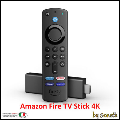 AMAZON FIRE STICK 4K 2024 CON TELECOMANDO VOCALE ALEXA, TV GRATUITA IN DIRETTA